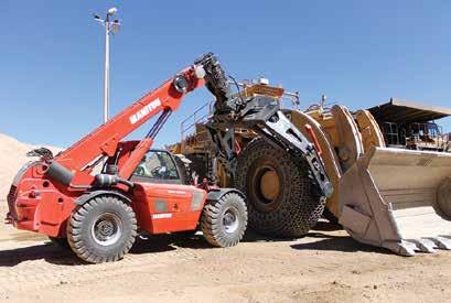 telehandlers New MHT models The three new MHT machines have updated engines, improved safety and control/cab layouts to match other models in the range. Smallest of the new machines is the 13 tonne/9.
