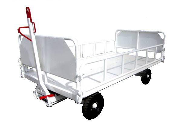 Baggage Cart Model: PA-BGC1-01 Cargo Cart Model: PA-CGC-01 Carrying Capacity 1800 kg. Platform by 1500 x 3000 mm Front carriage system with turn table. Solid rubber tires and steel rims, 4.