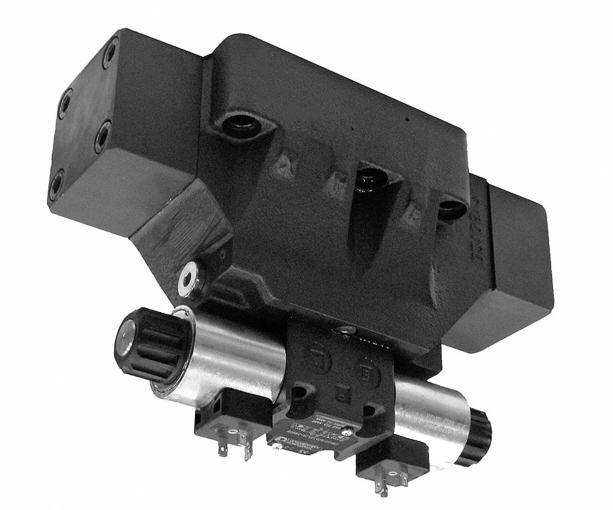 41 400/117 ED E*P4 PILOT OPERATED DISTRIBUTOR SOLENOID OR HYDRAULIC (C*P4) CONTROLLED E4P4 CETOP P05 E4R4 ISO 4401-05 E5 ISO 4401-08 p max (see table of performances) Q max (see table of