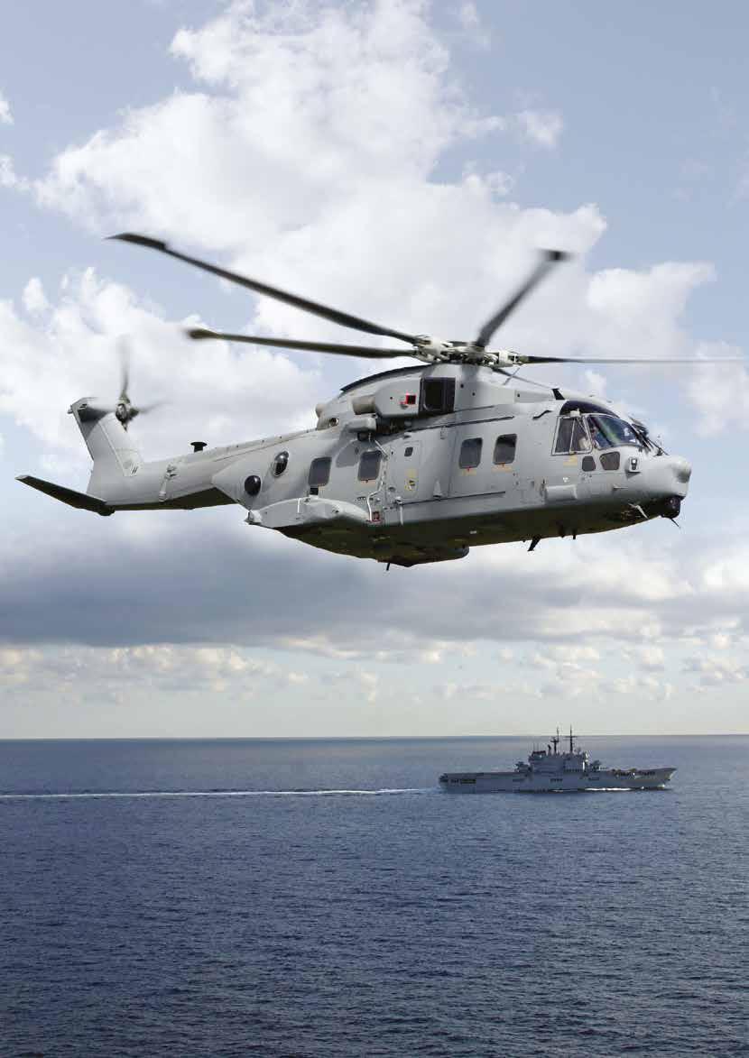 THE SUPERIOR SOLUTION EXTENDING THE LIMITS OF MARITIME OPERATIONS The AW101 is the most advanced