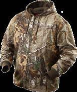 Noise ucing Fabric CORDLESS CAMOUFLAGE HOODIES NEW Camo Patterns: Available in and Realtree Max-1 for use in any terrain
