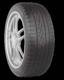 This tire delivers it all - the intensity of exceptionally crisp, high-speed handling and responsiveness, the stability of