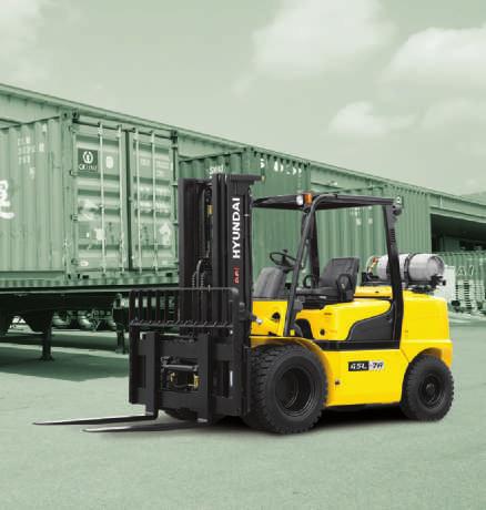 FORKLIFT Excellent model NEW criterion of Forklift Trucks Hyundai introduces with its 7A-series a new line of LPG forklift trucks.