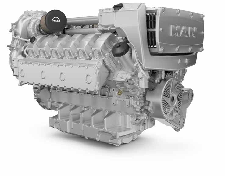 D2862 heavy duty Characteristics ncylinders and arrangement: 12 cylinders in V arrangement noperation mode: 4-stroke diesel engine, watercooled nturbocharging: Turbocharger charge air intercooler and