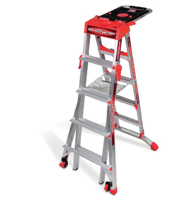 LIFETIME Select Step The only multi-position stepladder in the world is also the most comfortable stepladder in the