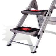 Engineered for professional and industrial use, the Safety Step is tested to hold up to 150kg on each step.