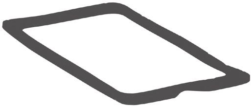 Gasket, Oval 10B88VXBAIL Bail (Package of 10)