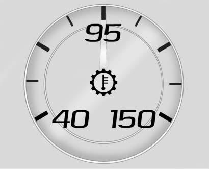 Instruments and Controls 139 Transmission Temperature Gauge English Standard Theme This gauge measures the temperature of the vehicle's engine coolant.