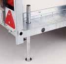 Front Access Door The lockable front access door allows convenient access to the cargo. Roof The sturdy galvanized steel roof frame offers strength and security.