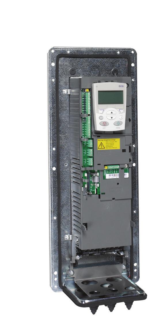 3 Wide power range Drives are available to cover the vast majority of HVAC applications, reducing cost and increasing system reliability.