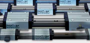 DryLin T rail guide DryLin T Profile Guide Rails The DryLin T system is made up of adjustable carriages running against a hard anodized aluminum T shaped rail.