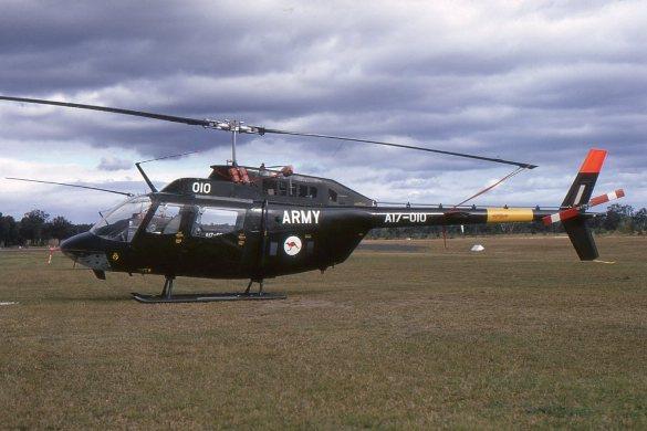 helicopter became important. In the second half of 1971 it was considered wise to lease eight Bell OH-58A Kiowas for service in Vietnam. The leasing arrangements lasted for eight months.