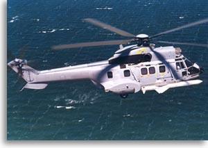 The AS 532SC is the navalized version of the COUGAR family, fitted with two Turbomeca Makila 1A1