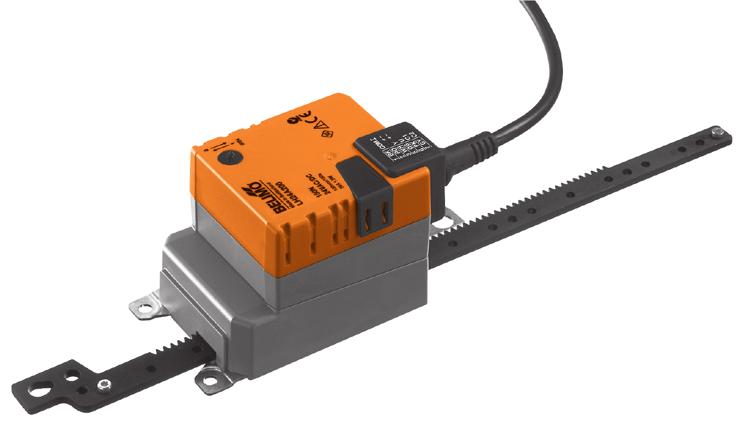 echnical data sheet LH4A.. Linear actuators for operating air control dampers and slide valves in ventilation and air-conditioning systems For air control dampers up to approx.