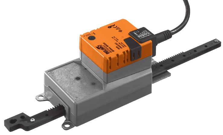 echnical data sheet SH24A-SR.. Modulating linear actuators for adjusting air dampers and slide valves in ventilation and air conditioning systems in buildings For air dampers up to approx.