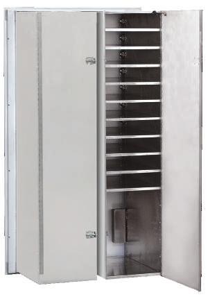 Double Column Unit displayed Rear view of Rear Loading Recessed Mounted Unit with Rear Access Doors displayed Note: U.S.