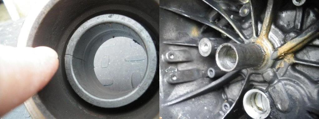 Cracked Throwout / Release Bearing, Pilot Shaft + Toyota spray on