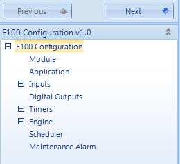 2 EDITING THE CONFIGURATION This menu allows module configuration to change the function of Inputs, Outputs, LED s, system timers and protection settings