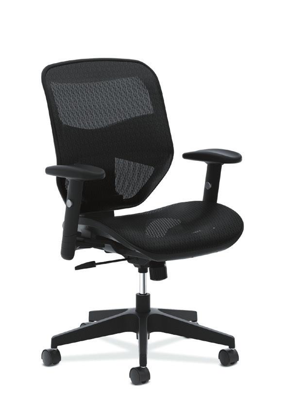 MESH BACK MESH SEAT TOP PICK SEATING / OFFICE CHAIRS PROMINENT Mesh back optimizes lower spine support