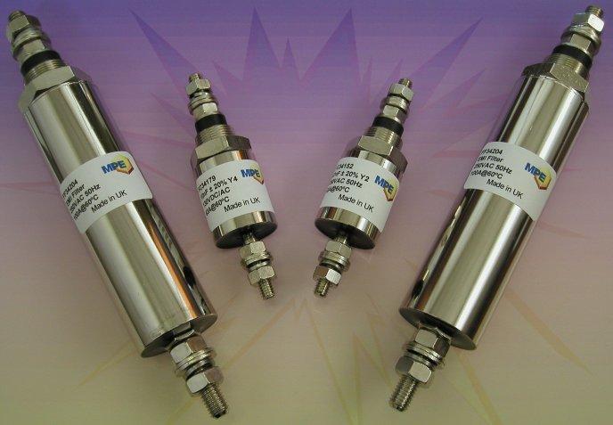 FEEDTHROUGH CAPACITORS AND FILTERS FEEDTHROUGH CAPACITORS AND FILTERS FOR DEFENCE, PROFESSIONAL AND TELECOMMS APPLICATIONS CONTENTS ALL RANGES RoHS COMPLIANT AC Feedthrough Capacitors Class Y2 250VAC
