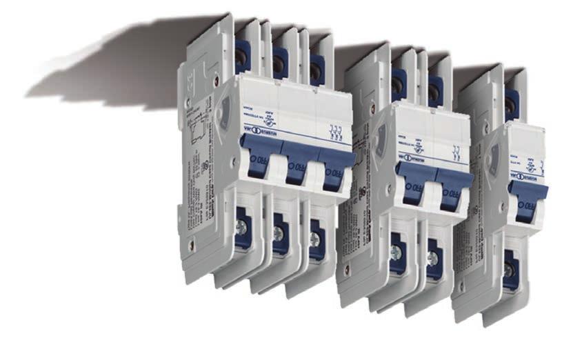 UL489 Listed Circuit Breakers Altech s UL489 miniature molded case thermal magnetic breakers are DIN rail mountable, line/load reversible, and available in AC and DC versions with a choice of two