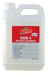 INTERIOR DEODORIZERS ODOR-X INTERIOR DEODORIZERS Removes odours caused by cigarette smoke, food and pets Slow release formulas