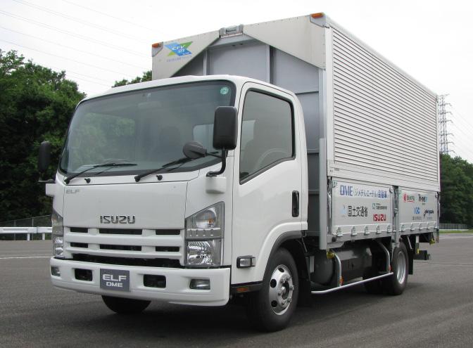 Medium duty truck for commercial use Two Medium duty DME trucks have developed and the operating-tests has conducted within EFV21 project since 2009.