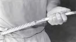 Figure 4. If you are going to fit the cable grip to a stranded conductor or even a wire rope, it may be necessary to use some PVC electrical tape.