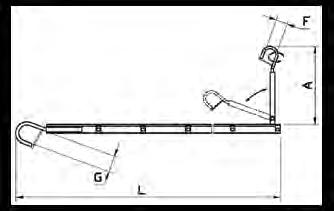 LADDERS SUSPENSION/ PLATFORM C 167F SERIES SUSPENSION LADDER/PLATFORM (MADE IN ITALY) MODEL No. C167F Suspension ladder fit for vertical or horizontal use.