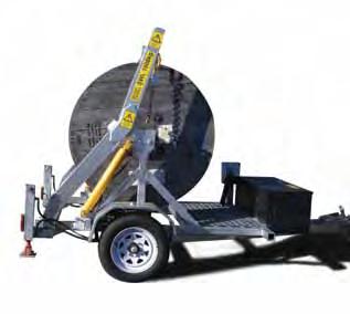 TRAILERS CABLE DRUM CABLE DRUM TRAILERS Australian made galvanised frame single drum cable trailers.