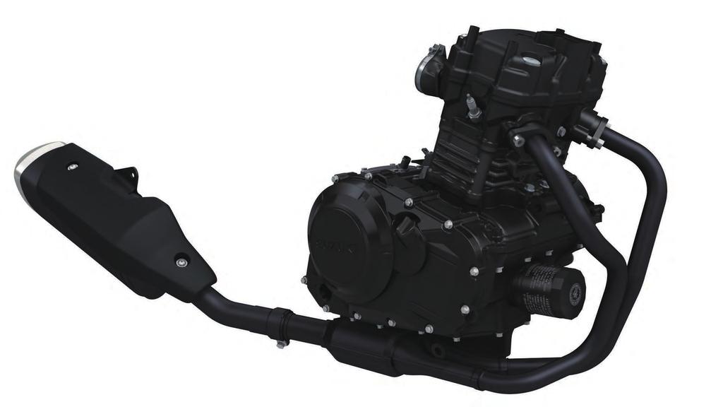 Engine performance The 248cm 3 parallel-twin engine that powers the V-Strom 250/ABS underwent thorough analysis and optimization to maximize low- to mid-range torque and provide a powerful ride that