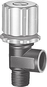 Key feature overview for 23520-PP throtting vave: Compact throtting vave with adjusting cap and ock