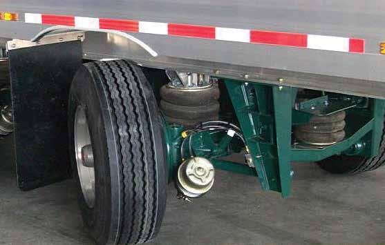 provides cavities for routing air and electrical lines safely through the trailer body Para The horizontal panel