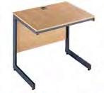 600 3 rawer eech () Oak (O) esk End Pedestal 120 Height: 567mm Two box and one filing drawer ccepts both 4 & Foolscap