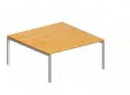 dapt II ench boardroom tables Square oardroom Table oardroom table with 25mm top OE ET1212 1200 1200 ET1616 1600 1600 Height: 725mm