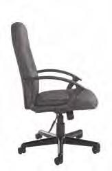 avalier Fabric managers chair ode V300T1 escription High back chair 50mm easy glide castors urable nylon 5
