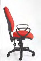 Vantage 200 Fabric operator chair Mechanisms Gas lift adjustment hoice of fixed or adjustable arm Gas height adjustment Independent back rake adjustment Manual back height adjustment urable nylon