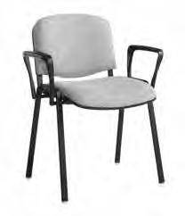 Taurus Fabric black frame stacking chair ode TU40002 TU40003 TU40004 escription No arms With arms Writing