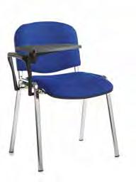 Taurus Fabric chrome frame stacking chair ode TU40005 TU40006
