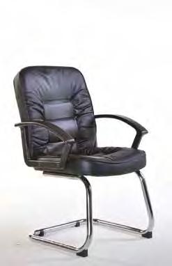 PITY 1070 745 660 510 670 500 500 540 8 18 Hertford Leather faced visitors chair ode HER1001 escription Visitor chair Ruched upholstery