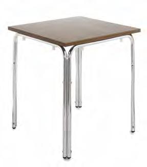 Meeting/Leisure Table with hrome Leg esign.