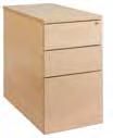 Maestro 25 SL Storage esk High Pedestal 2 shallow and 1 filing drawer ccepts both 4 & foolscap files Lockable OE R25H6 426 600 R25H8 426 800 eech () Maple (M) Oak (O) White (WH) Walnut (W) Height: