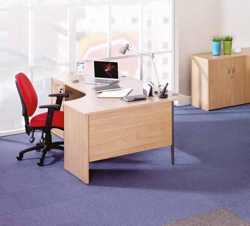 Maestro 25 PL ommercial desking - Panel leg bout Maestro 25 PL Maestro 25 PL is a traditional panel end desk design comprising of 25mm thick MF desk tops and