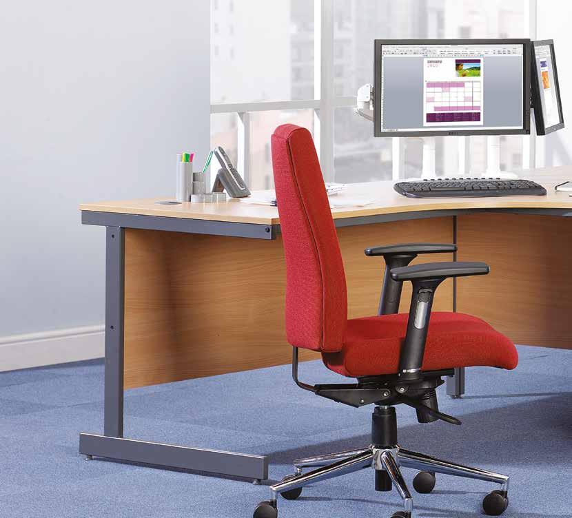 Maestro ommercial desking bout Maestro Maestro defined the industry standards for 18mm desking. urable, affordable and versatile with two colour finishes and three leg styles.
