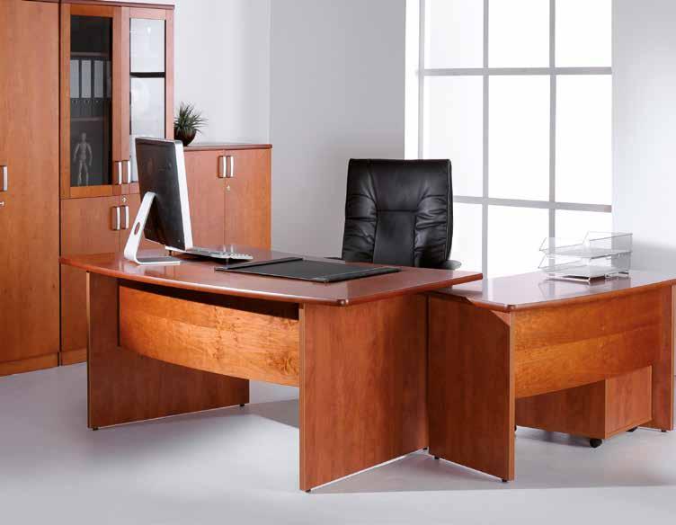 oncerto II Executive desking oncerto II Executive esk Executive desk 25mm veneer top