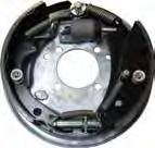 Demco Marine Brake has galvanized back plate, stainless steel spring hardware, plated wheel cylinder and riveted marine brake shoe. 4 on 4.00 Bolt Hole Pattern 3-5 Wheel Size 3,500 LBS.