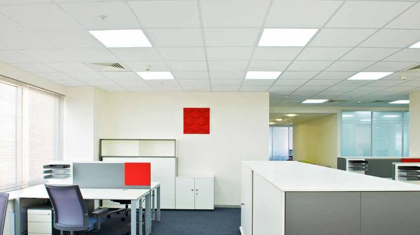 6 Edgelit Panel ECO LED Edgelit panel transforms ambient lighting into an exquisite balance of refine appearance combined with superior efficiency.