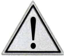 ATTENTION! SAFETY DECALS Be sure that the safety labels are readable. Clean them up using a cloth, water and soap.