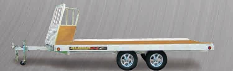 Snowmobile Trailers 3 PLACE DRIVE ON/DRIVE OFF 8614 8616 102" x 240" 102" x 264" 100" x 168" 100" x 192" 8614 shown with 13'' aluminum wheels and combo shield 26" 26" Rubber Torsion Axles Brakes Both