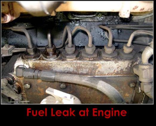 All crossover or other lines below the bottom of the tank must be protected from impact Minimum Inspection Standards Any tank that is not securely attached, a missing filler cap or a leak anywhere in